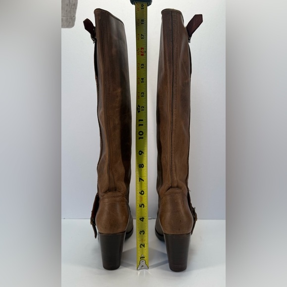 Ariat Gold Coast crushed stone Brown Leather casual country Heeled Boots 8 B - Picture 10 of 16